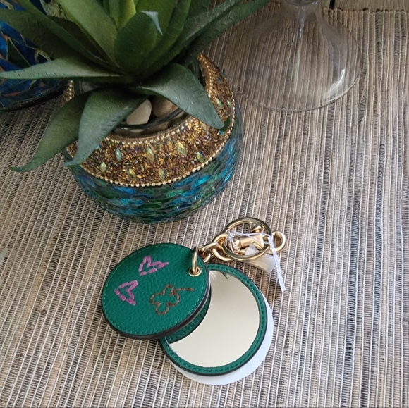 Coach Mirror bagcharm with embroidery - Picture 3 of 5